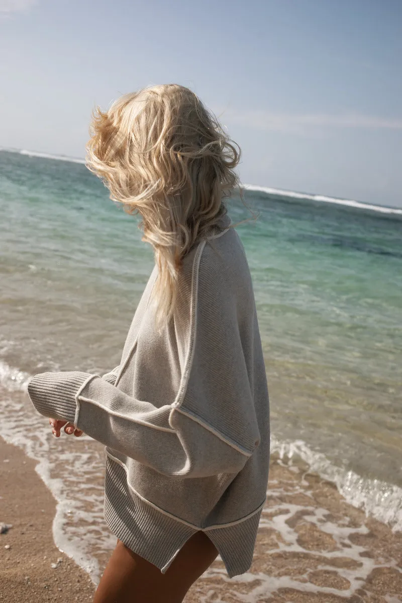 WILD PLACES KNIT JUMPER - GREY
