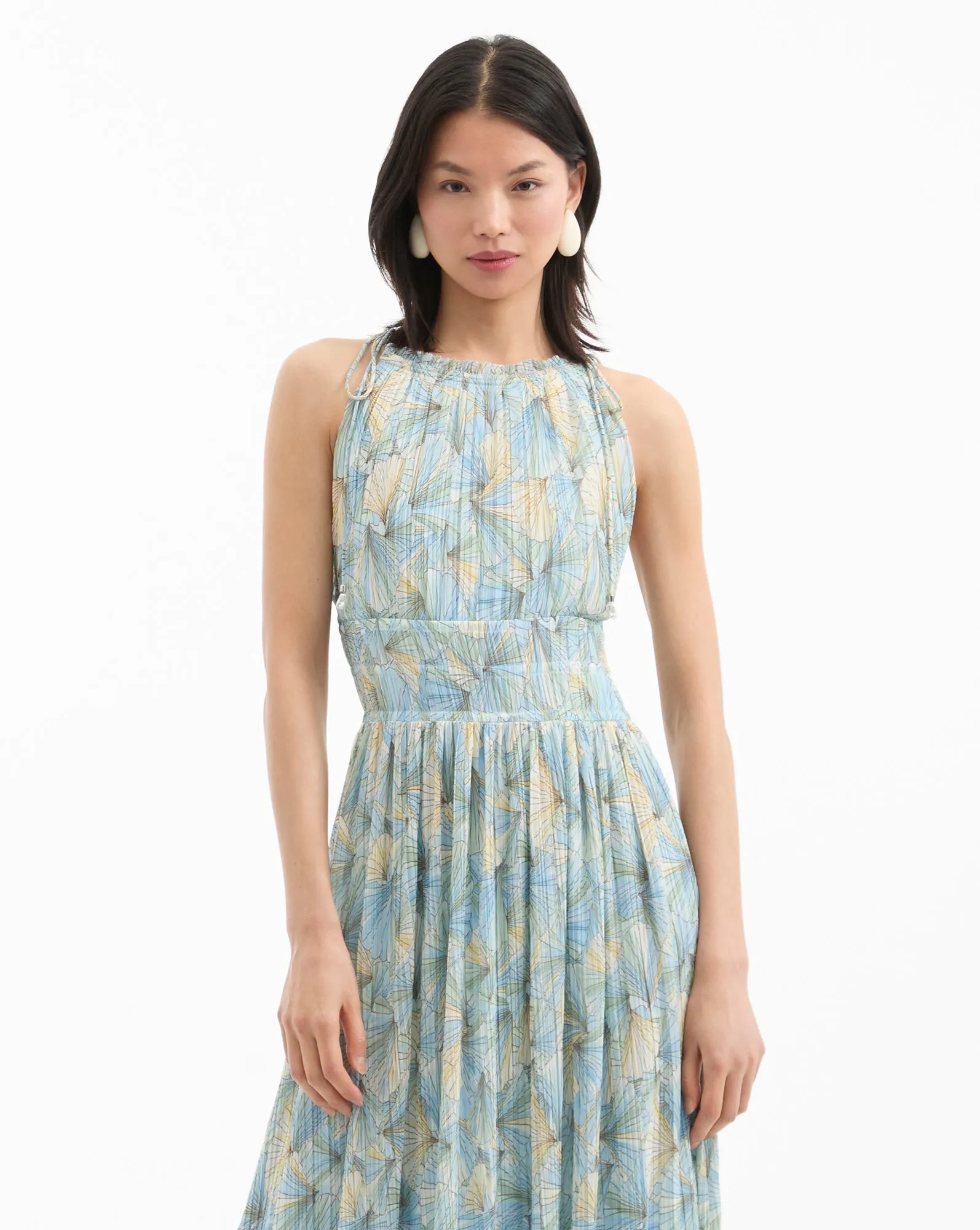 Yardley Pleated Maxi Dress