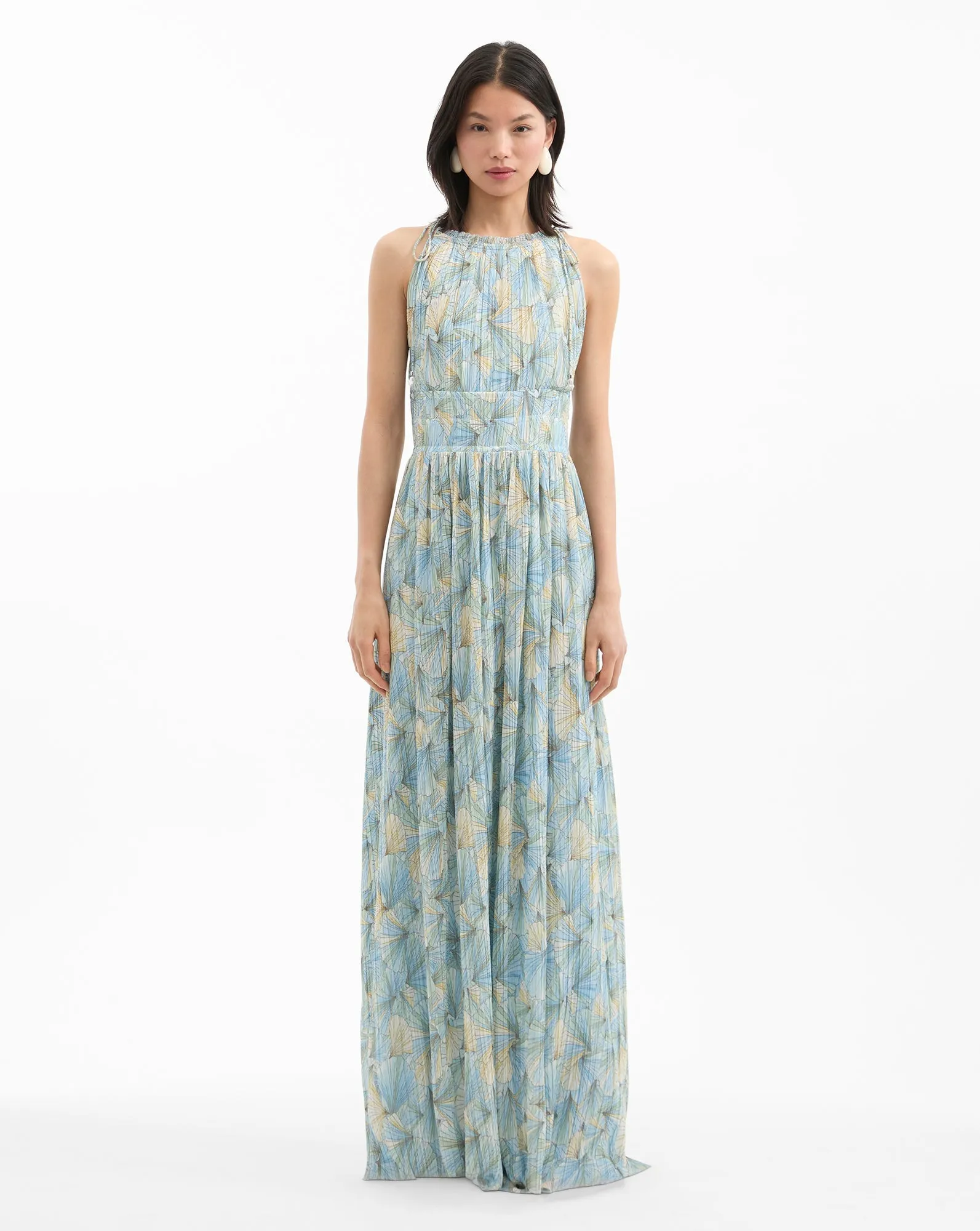 Yardley Pleated Maxi Dress