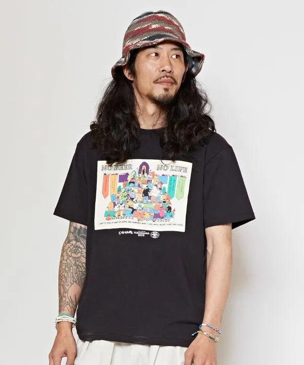 YOKOHAMA BEER x GRN x AMINA Calavera Tee