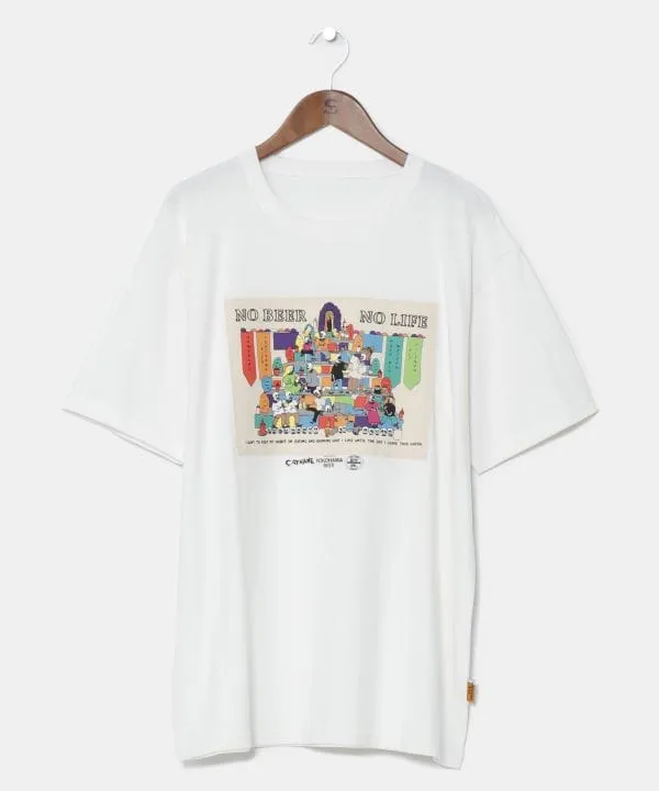 YOKOHAMA BEER x GRN x AMINA Calavera Tee