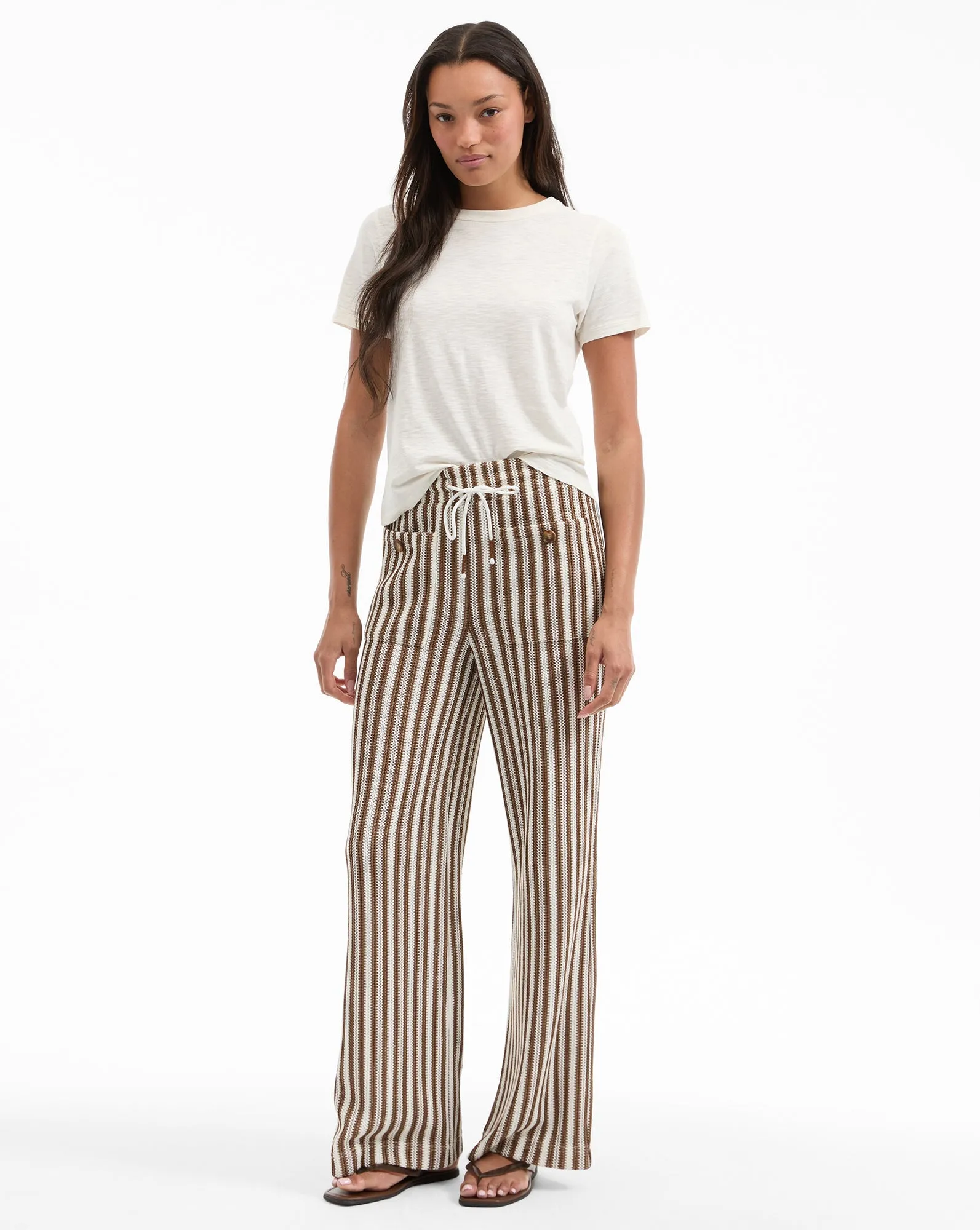Zosia Striped Knit Pant